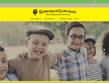 Tablet Screenshot of elementaryconnections.com